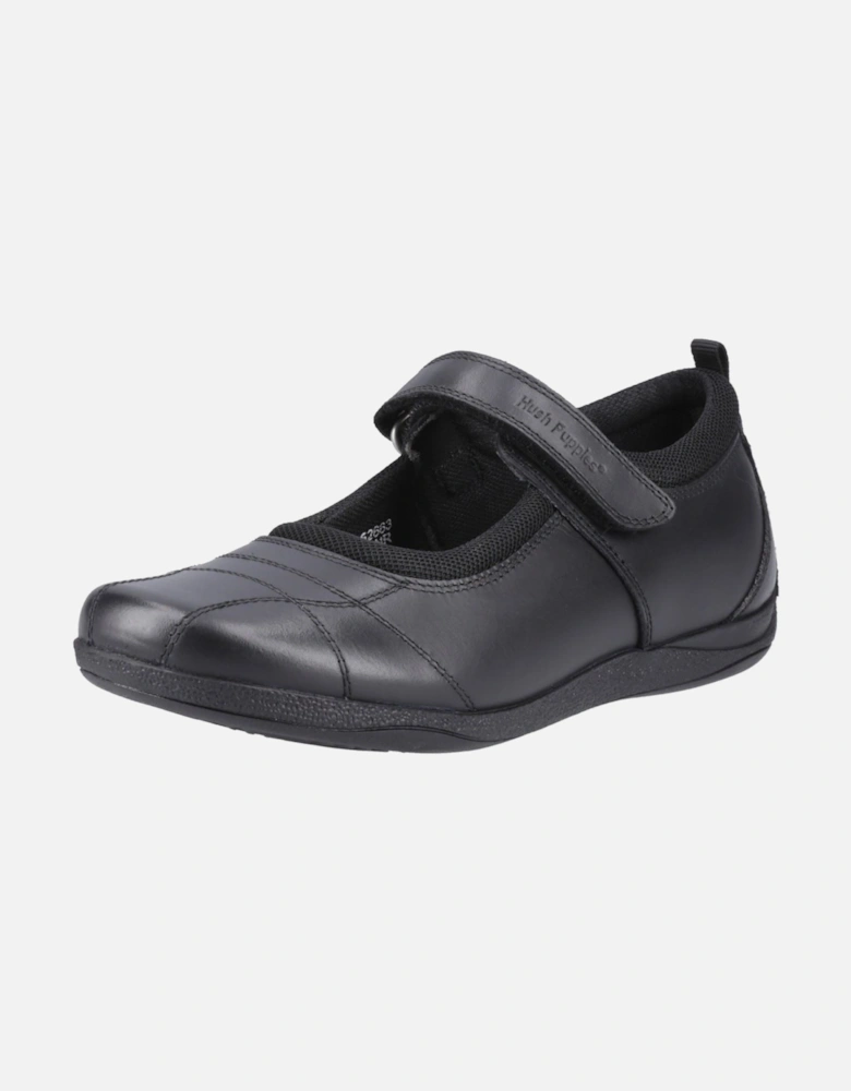 Clara Senior Leather Girls's Black Shoes