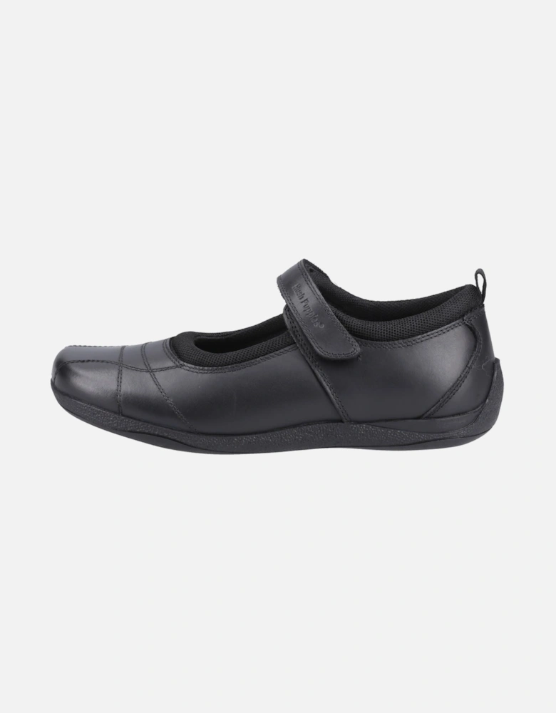 Clara Senior Leather Girls's Black Shoes