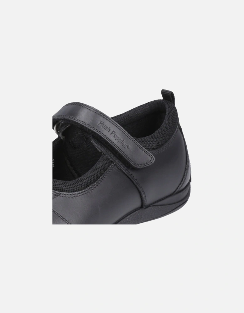 Clara Senior Leather Girls's Black Shoes