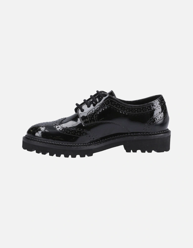 Gabi Lace Up Leather Girls's Black Brogues