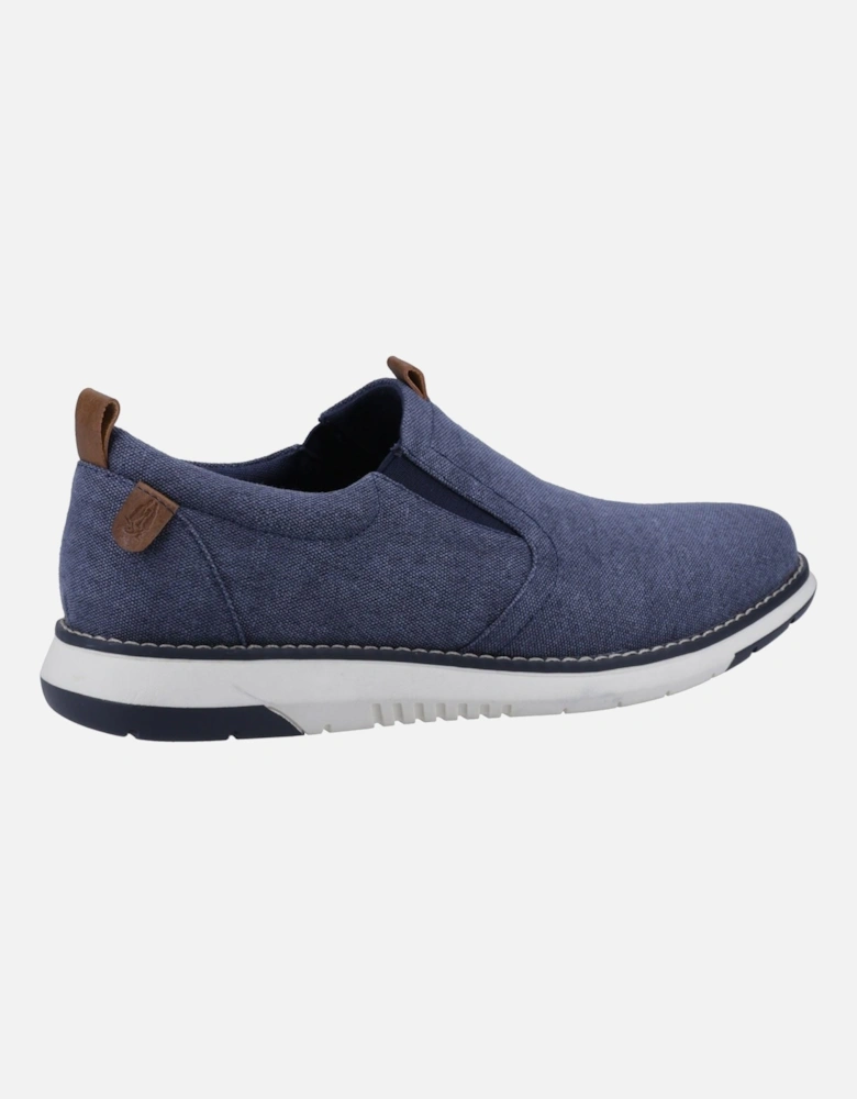 Benny Canvas Men's Navy Loafers