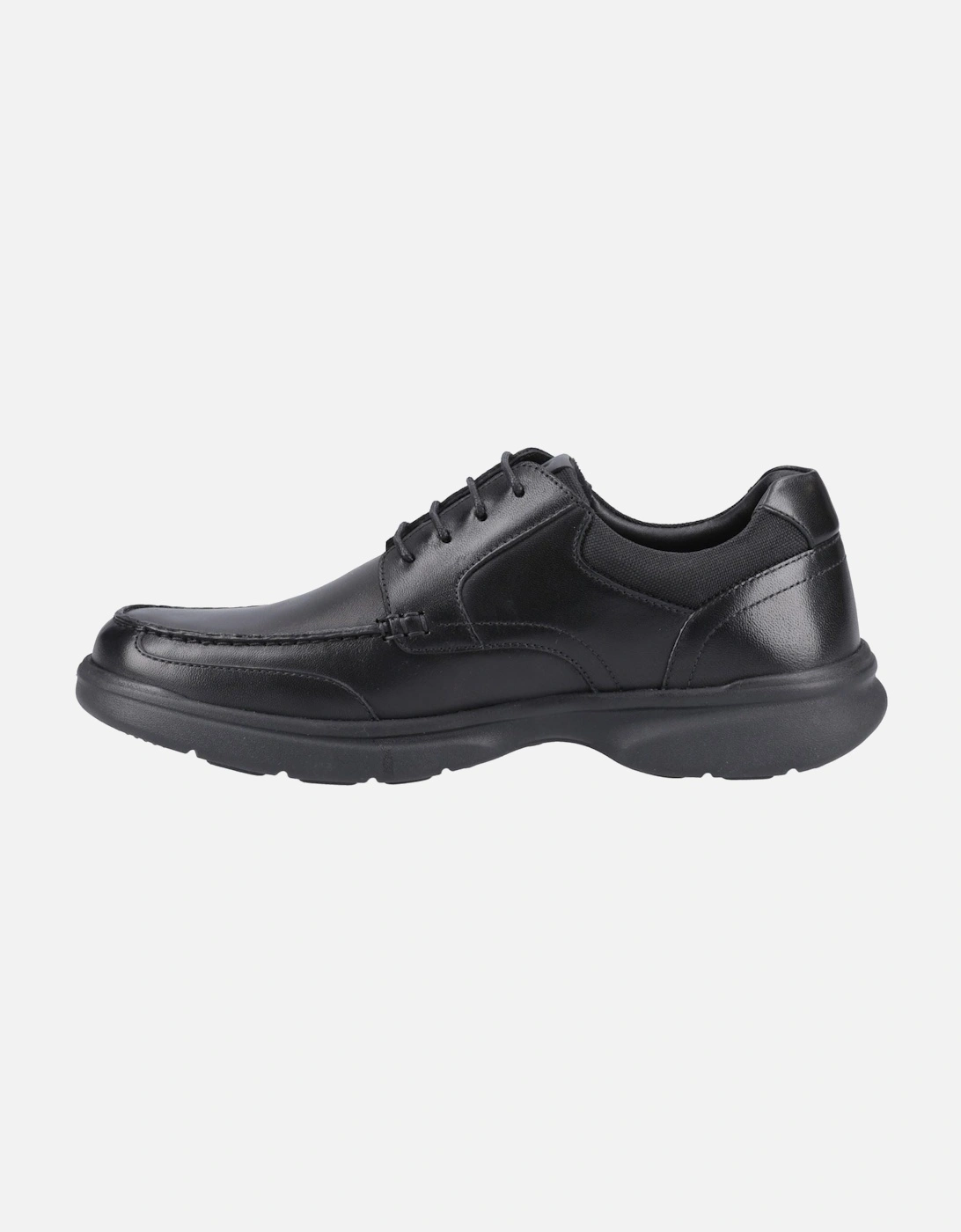 Hugh Leather Men's Black Lace-Up Shoes