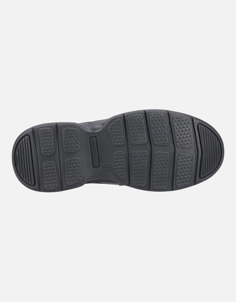 Hugh Leather Men's Black Lace-Up Shoes