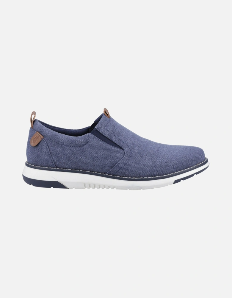 Benny Canvas Men's Navy Loafers