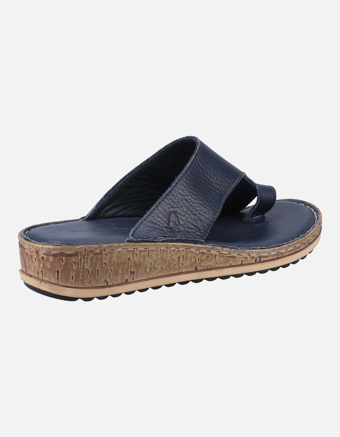 Elissa Toepost Suede Women's Navy Sandals