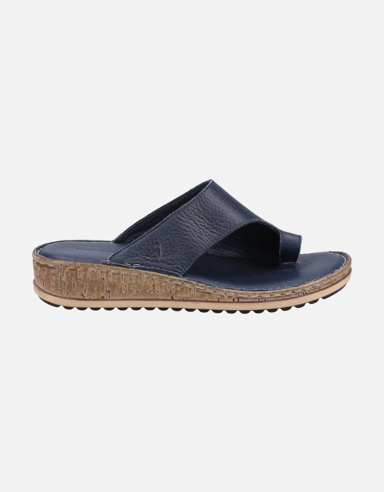 Elissa Toepost Suede Women's Navy Sandals
