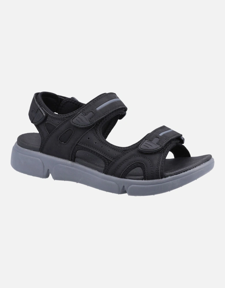 Castro Polyurethane Men's Black Sandals