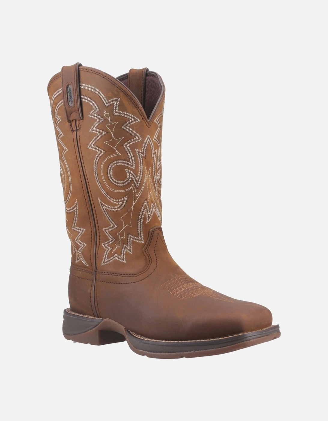Rebel Pro Leather Men's Flaxen Brown Boots, 10 of 9