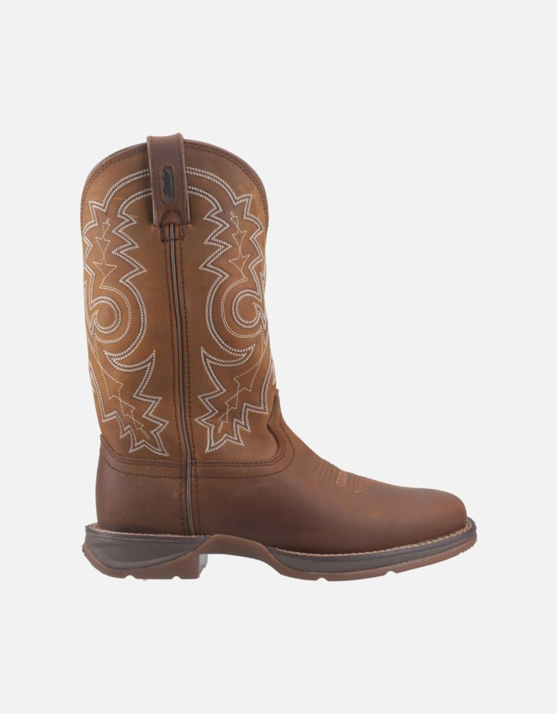 Rebel Pro Leather Men's Flaxen Brown Boots