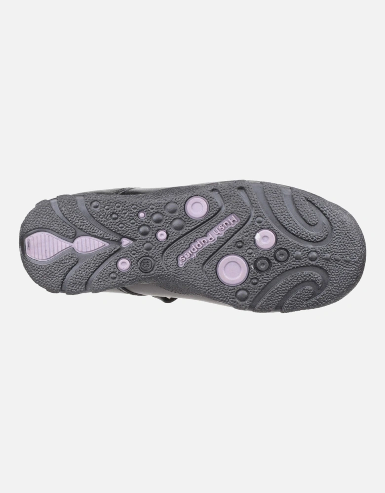 Clare Junior Leather Girls's Black Shoes
