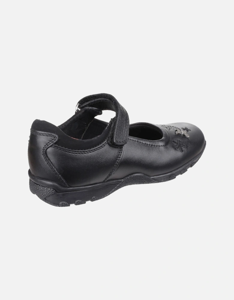 Clare Junior Leather Girls's Black Shoes