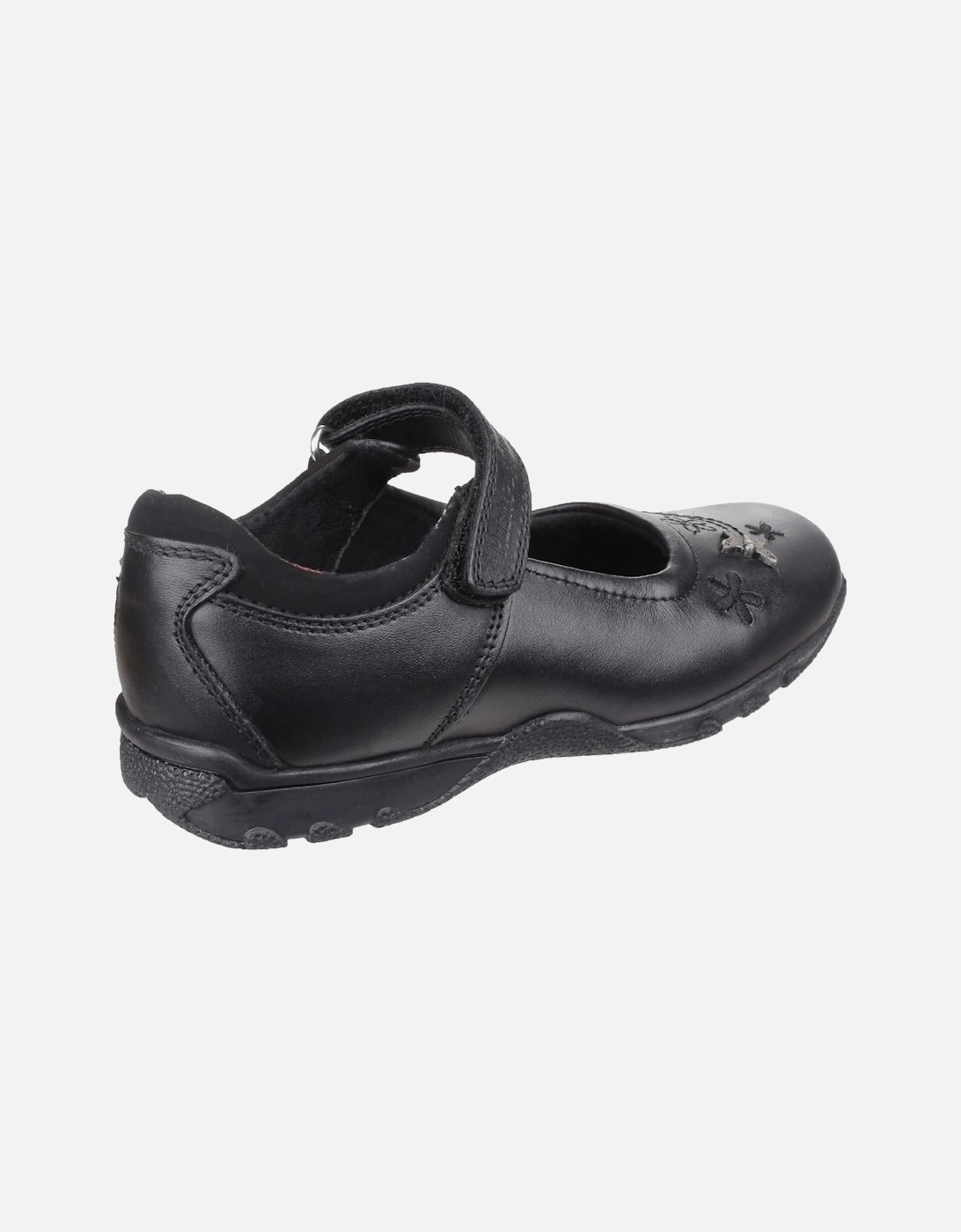 Clare Junior Leather Girls's Black Shoes