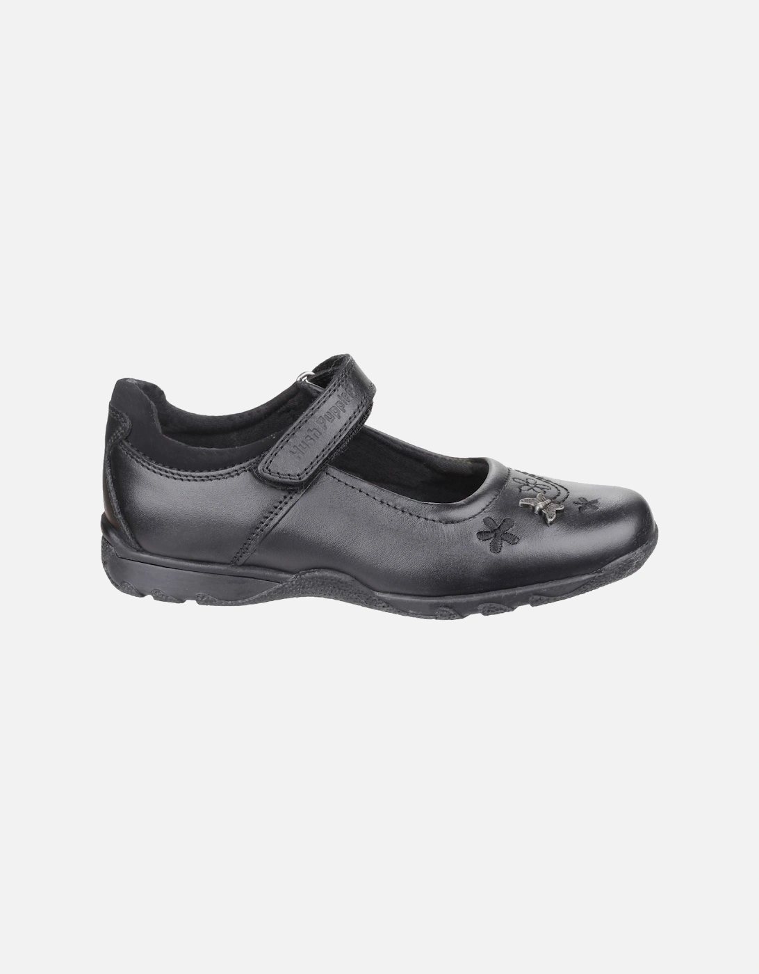 Clare Junior Leather Girls's Black Shoes