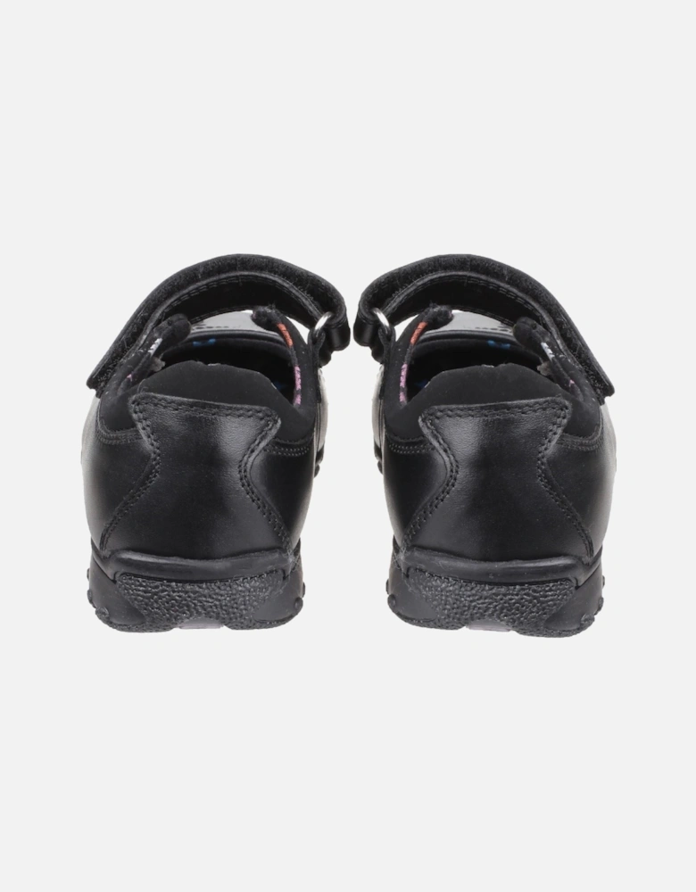 Clare Junior Leather Girls's Black Shoes
