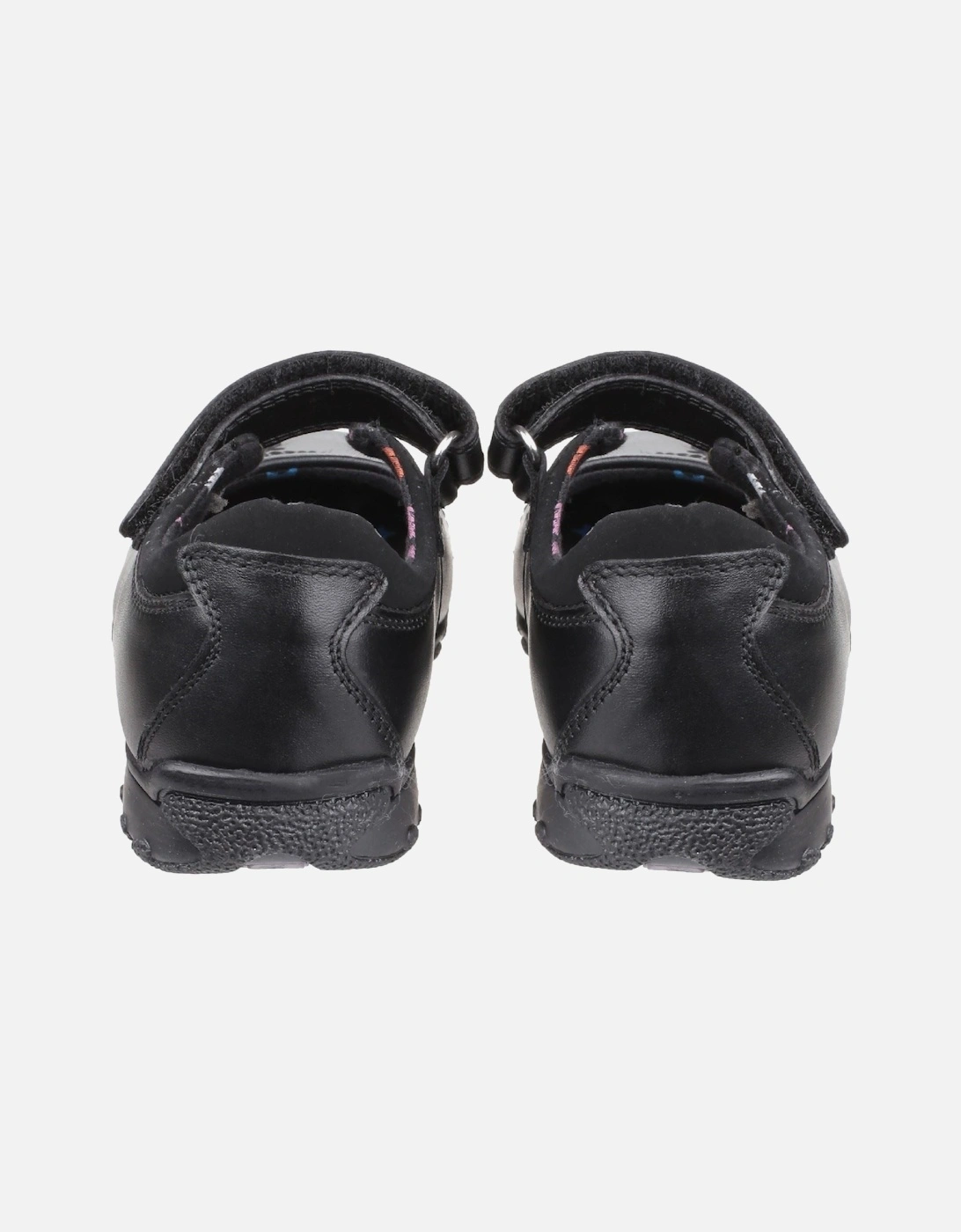 Clare Junior Leather Girls's Black Shoes