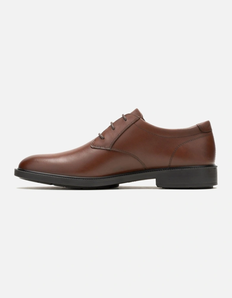 Banker Leather Men's Brown Lace-Up Shoes