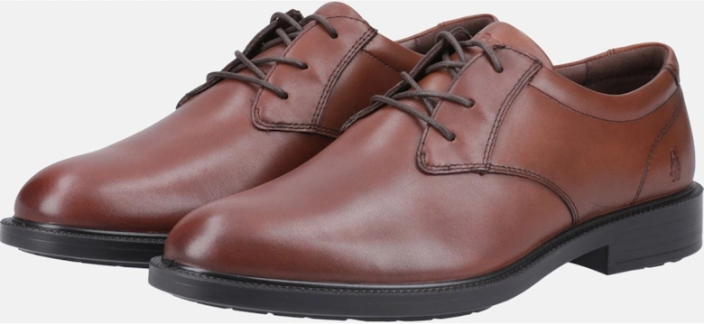 Banker Leather Men's Brown Lace-Up Shoes