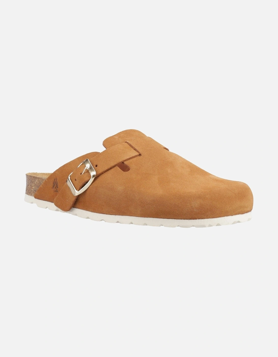Hush Puppies Women's Hush Puppies Bailey Suede Women's Tan Mules - Brown