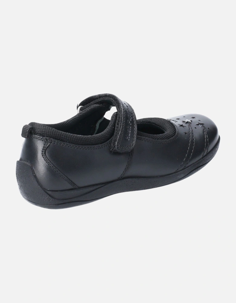 Amber Senior Leather Girls's Black Shoes