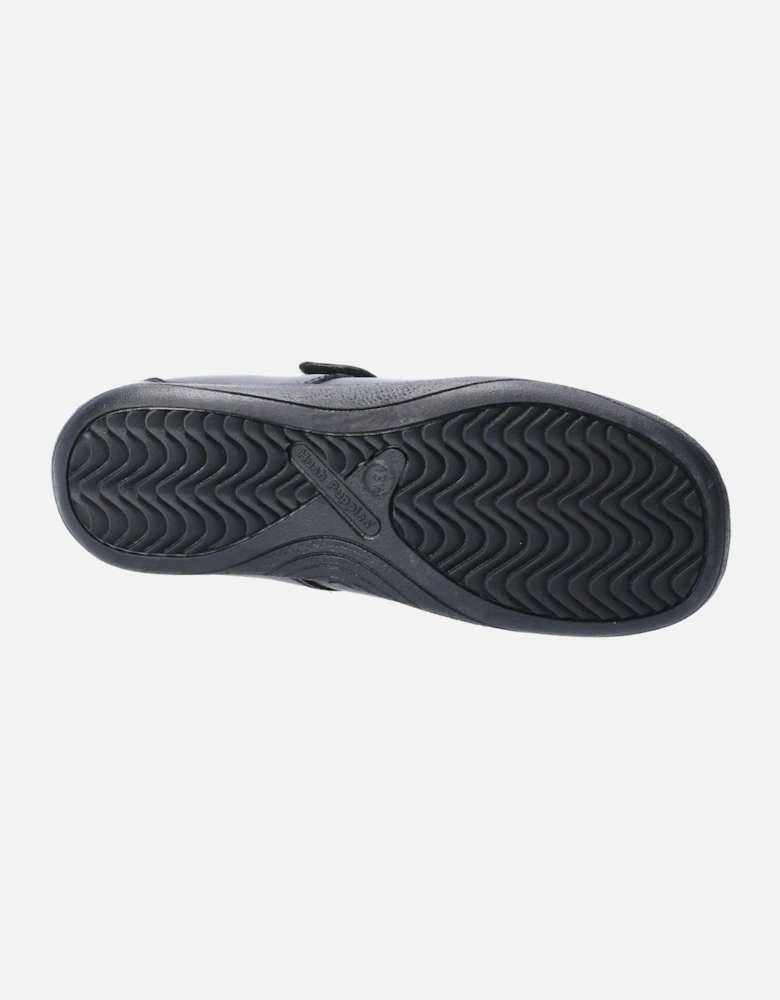 Amber Senior Leather Girls's Black Shoes