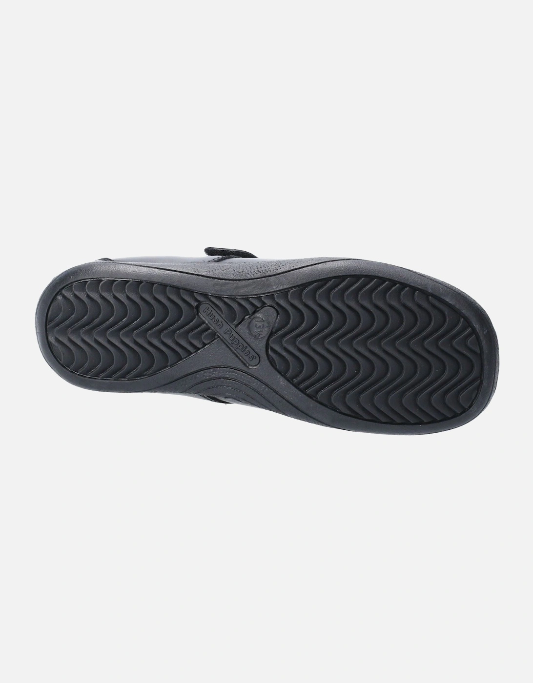 Amber Senior Leather Girls's Black Shoes