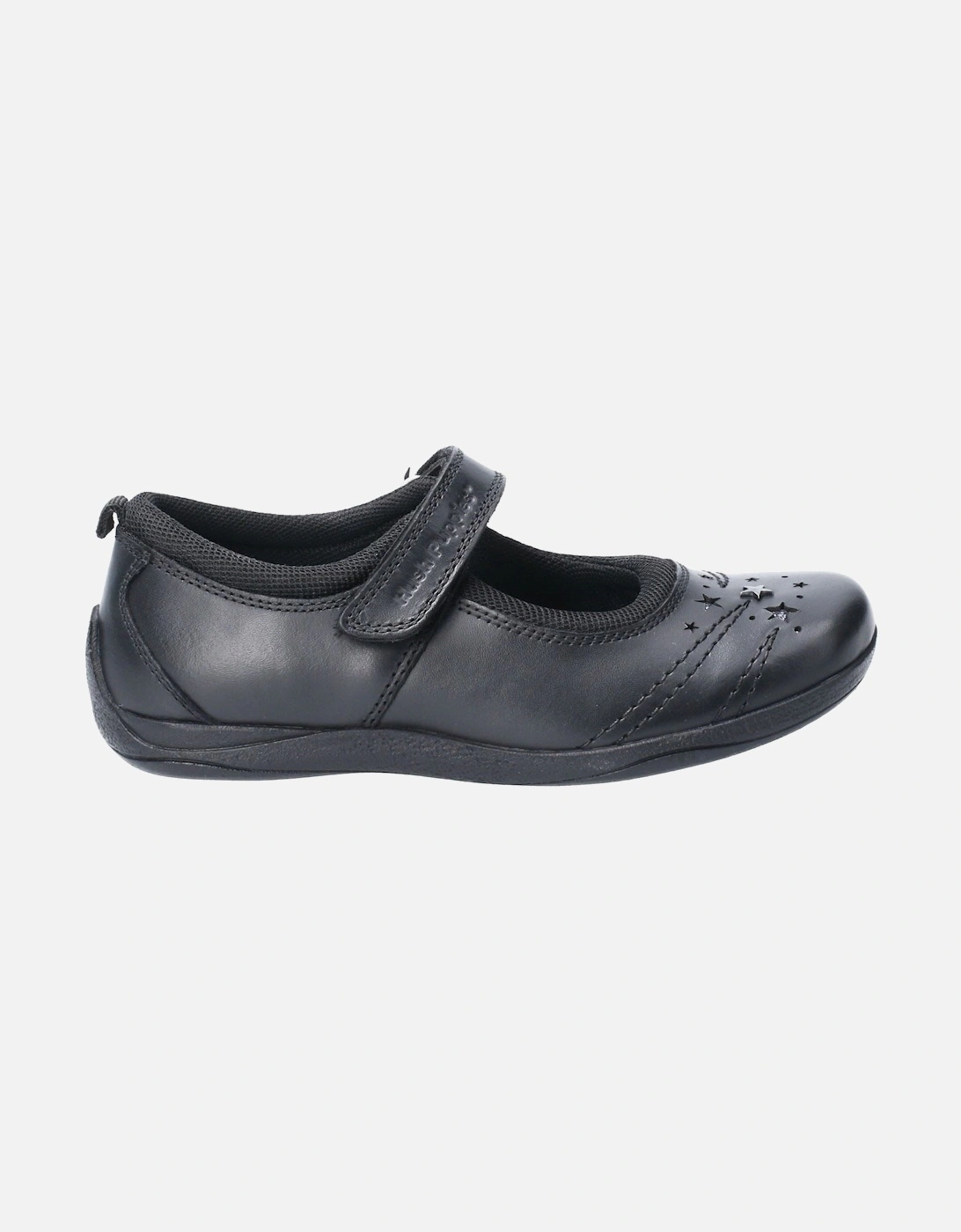 Amber Senior Leather Girls's Black Shoes