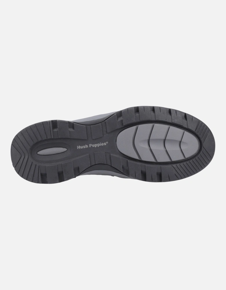 Jasper Leather Men's Grey Nubuck Moccasins Shoes