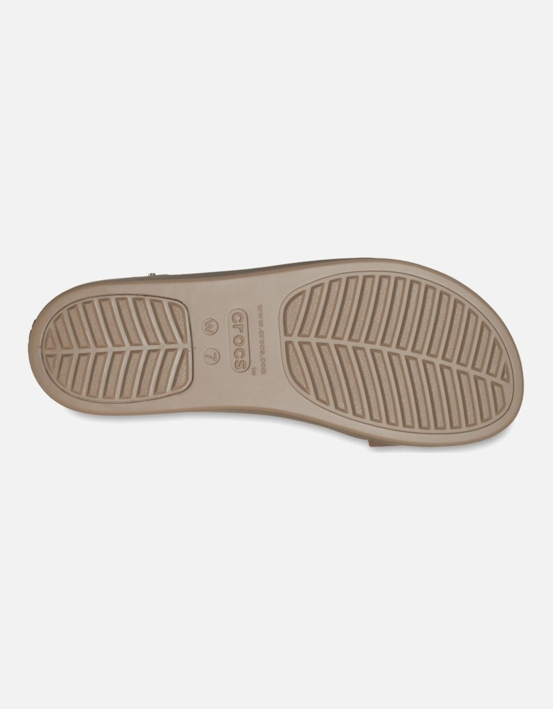 Brooklyn Low Wedge Thermoplastic Women's Latte/Mushroom Sandals