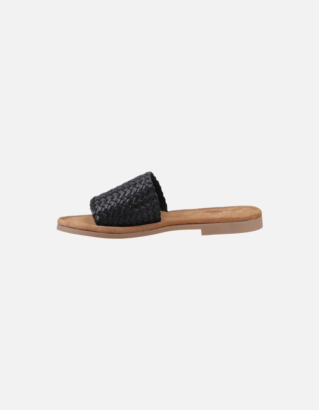 Hetty Slide Leather Women's Black Sandals