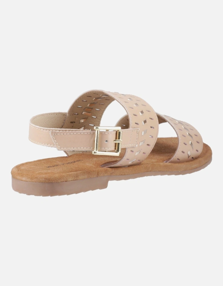 Hadley Leather Women's Nude Sandals