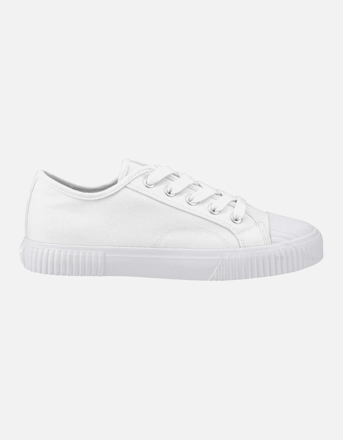 Freya Canvas Textile Women's White Trainers