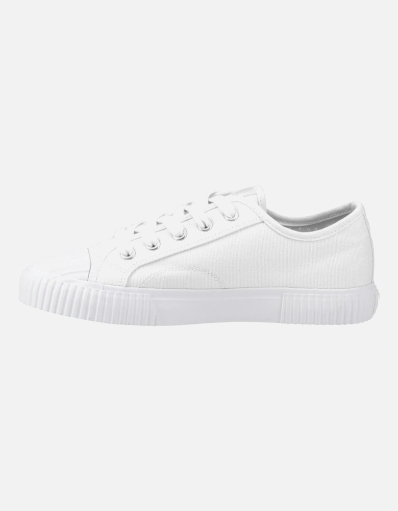Freya Canvas Textile Women's White Trainers