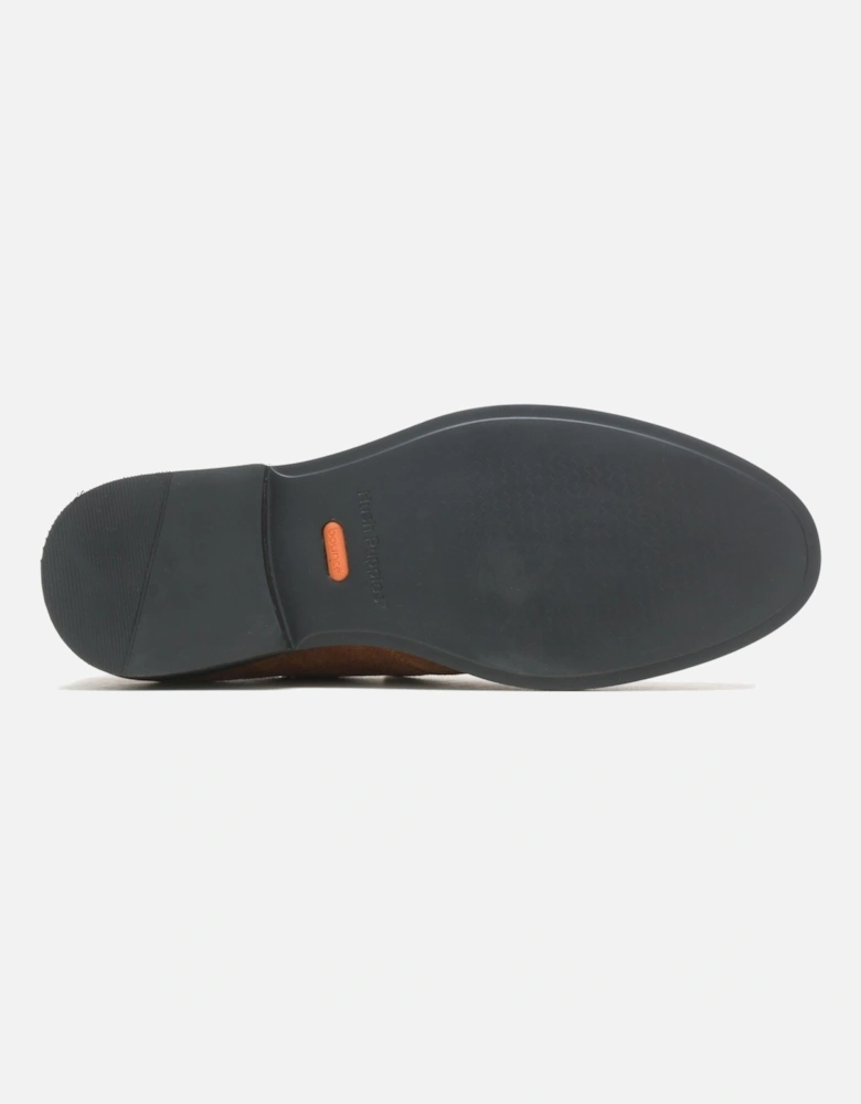 Earl Slip On Suede Men's Chestnut Loafers