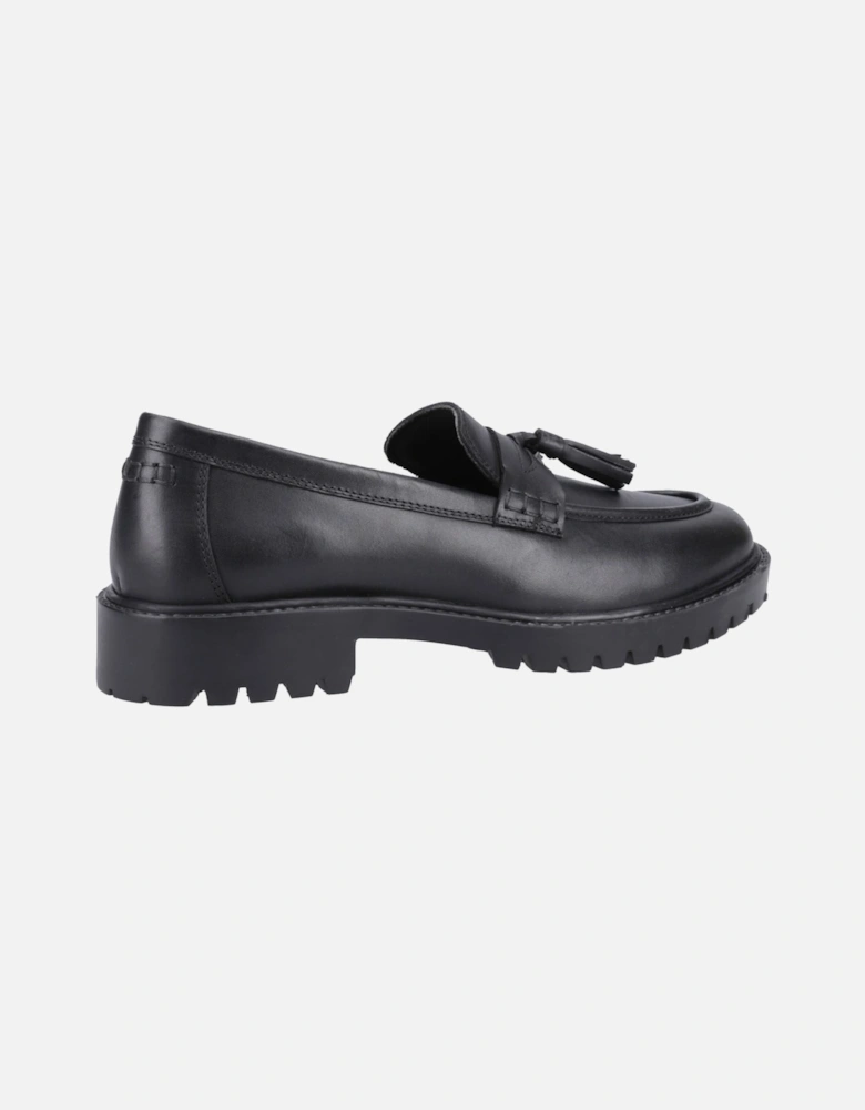 Abigail Junior Leather Girls's Black Loafers