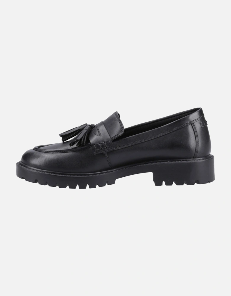 Abigail Junior Leather Girls's Black Loafers