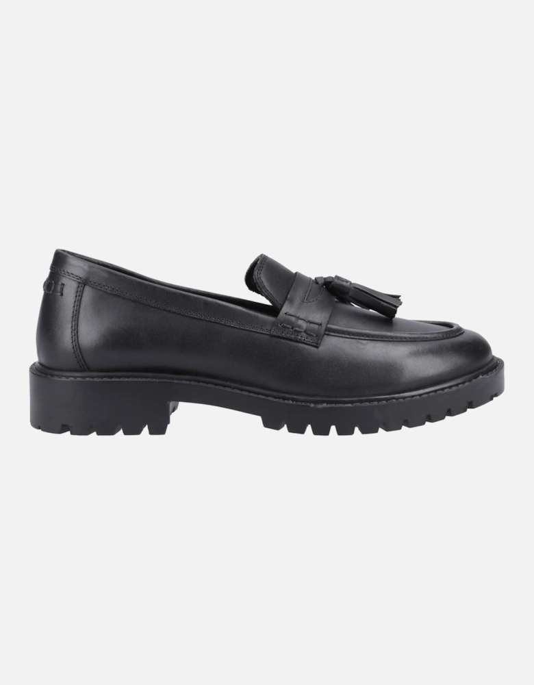 Abigail Junior Leather Girls's Black Loafers