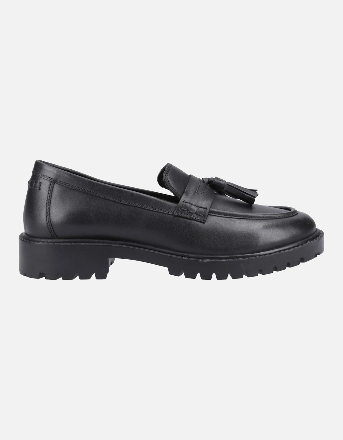 Abigail Junior Leather Girls's Black Loafers