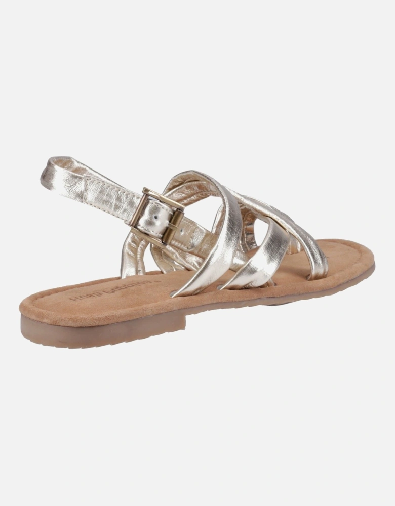 Hope Leather Women's Gold Sandals