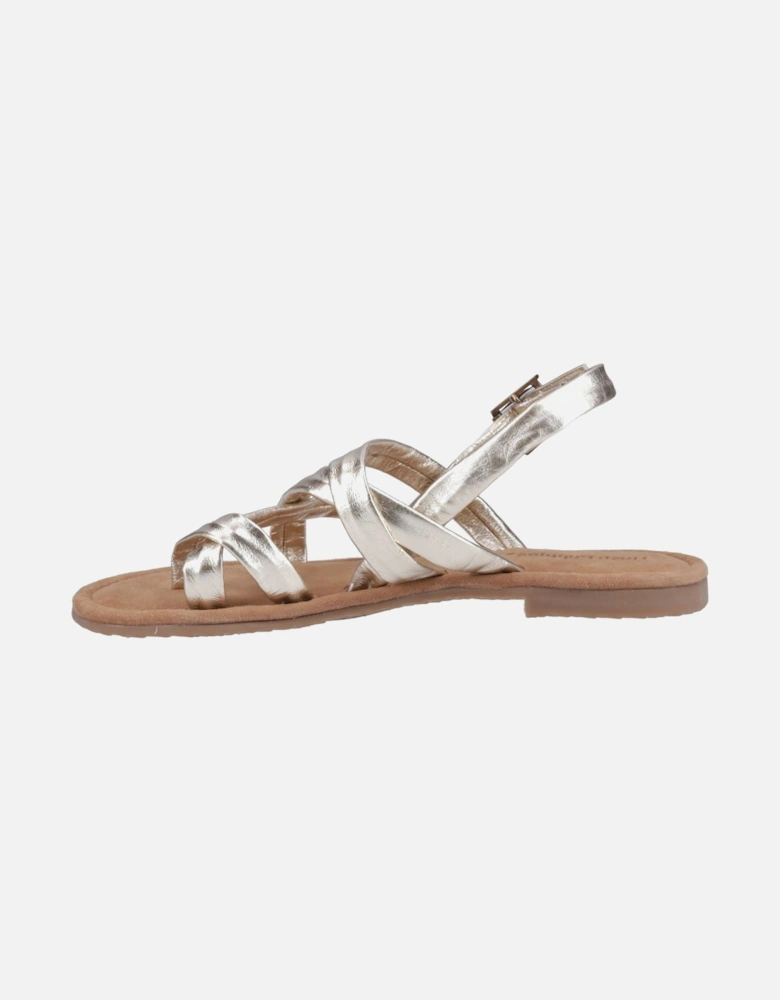 Hope Leather Women's Gold Sandals