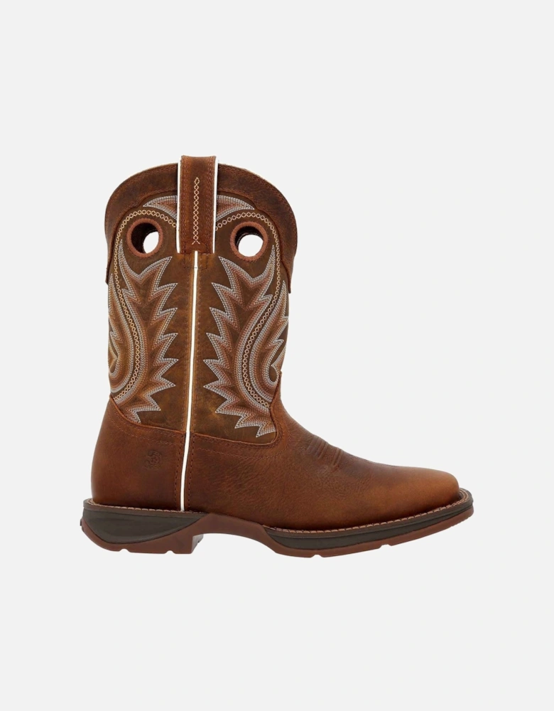 Rebel Leather Men's Saddle Brown Boots
