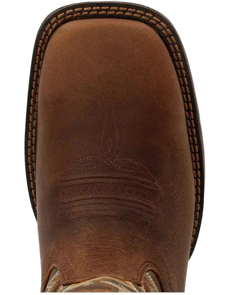 Rebel Leather Men's Saddle Brown Boots