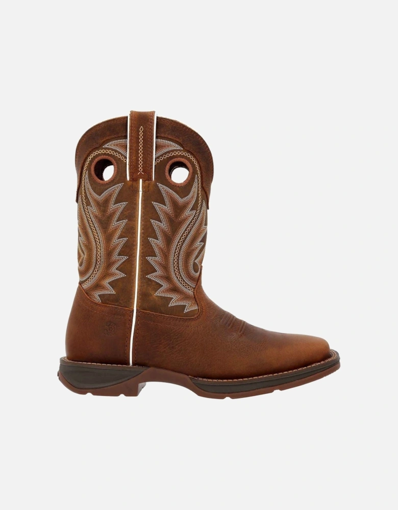 Rebel Leather Men's Saddle Brown Boots