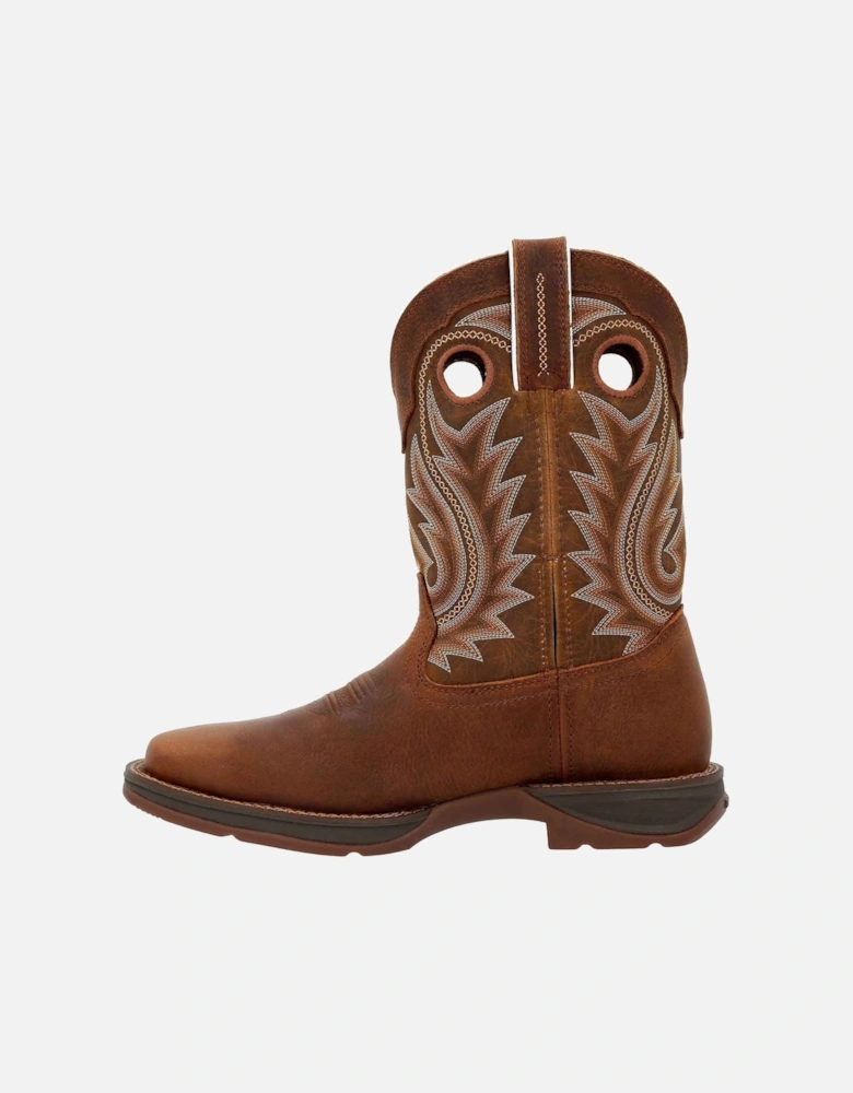 Rebel Leather Men's Saddle Brown Boots