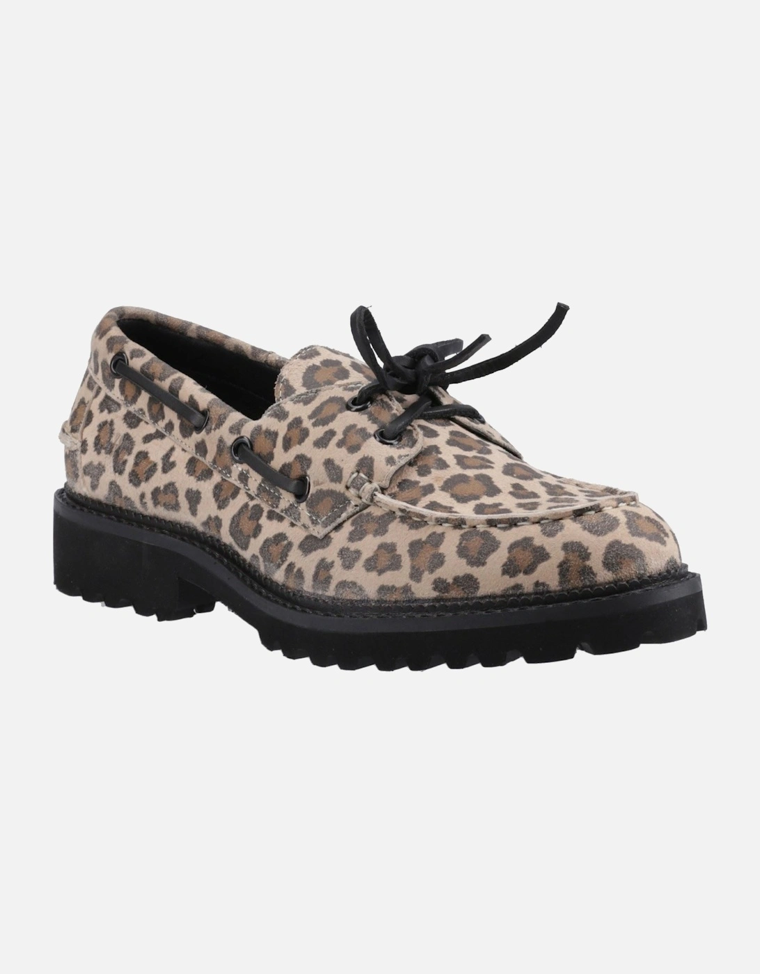 Geri Suede Women's Leopard Loafers, 8 of 7