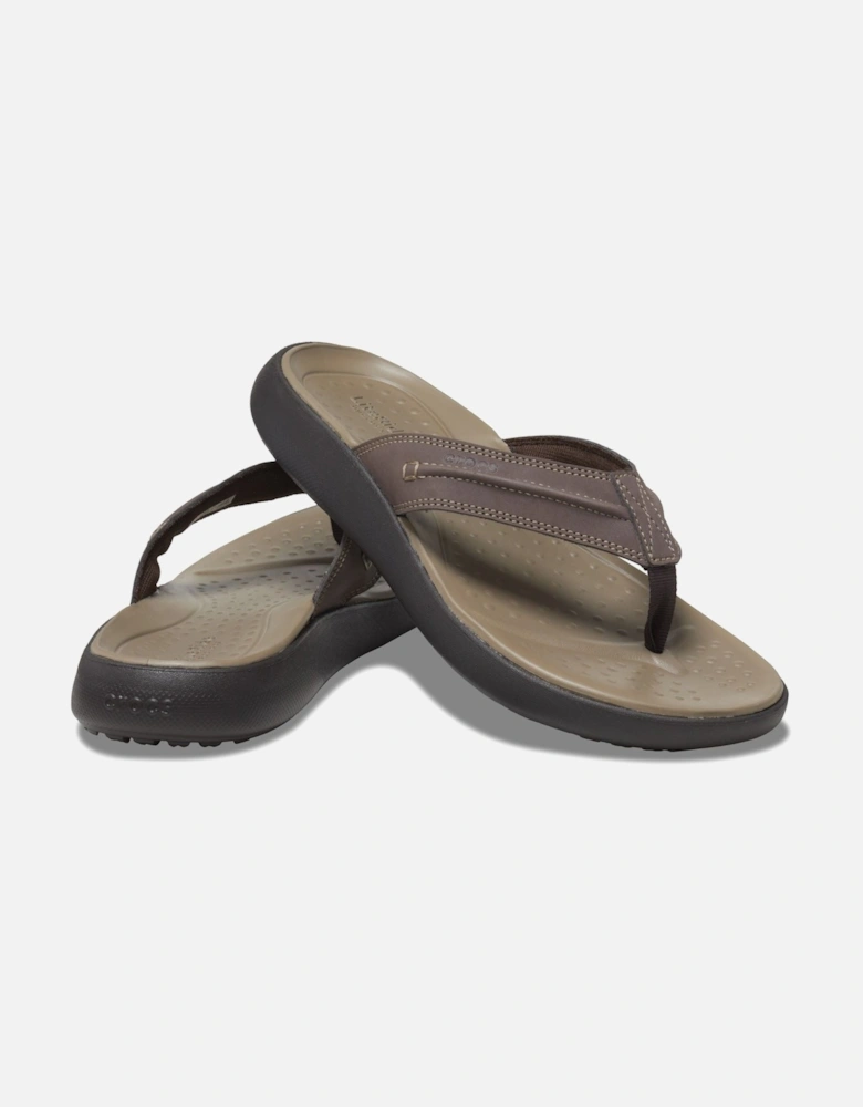 Yukon Vista II Polyurethane Men's Espresso Flip Flops