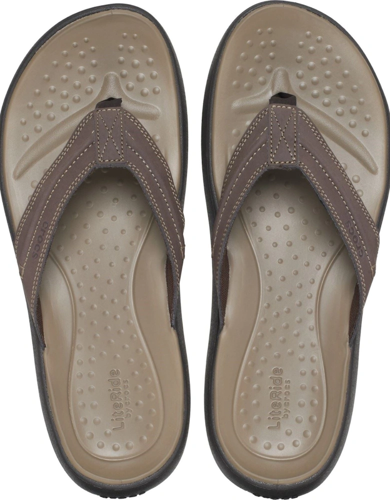 Yukon Vista II Polyurethane Men's Espresso Flip Flops