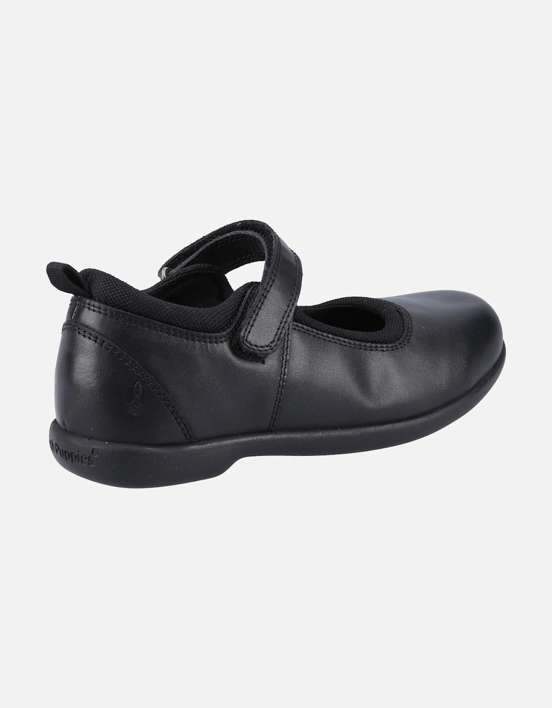 Bianca SNR Leather Girls's Black Shoes
