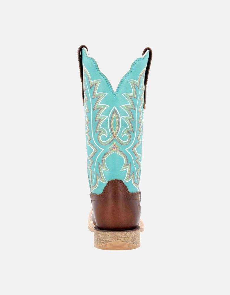 Lady Rebel Pro Leather Women's Bay Brown/Arctic Blue Boots