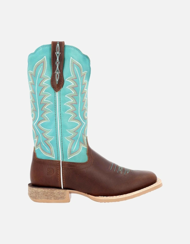 Lady Rebel Pro Leather Women's Bay Brown/Arctic Blue Boots