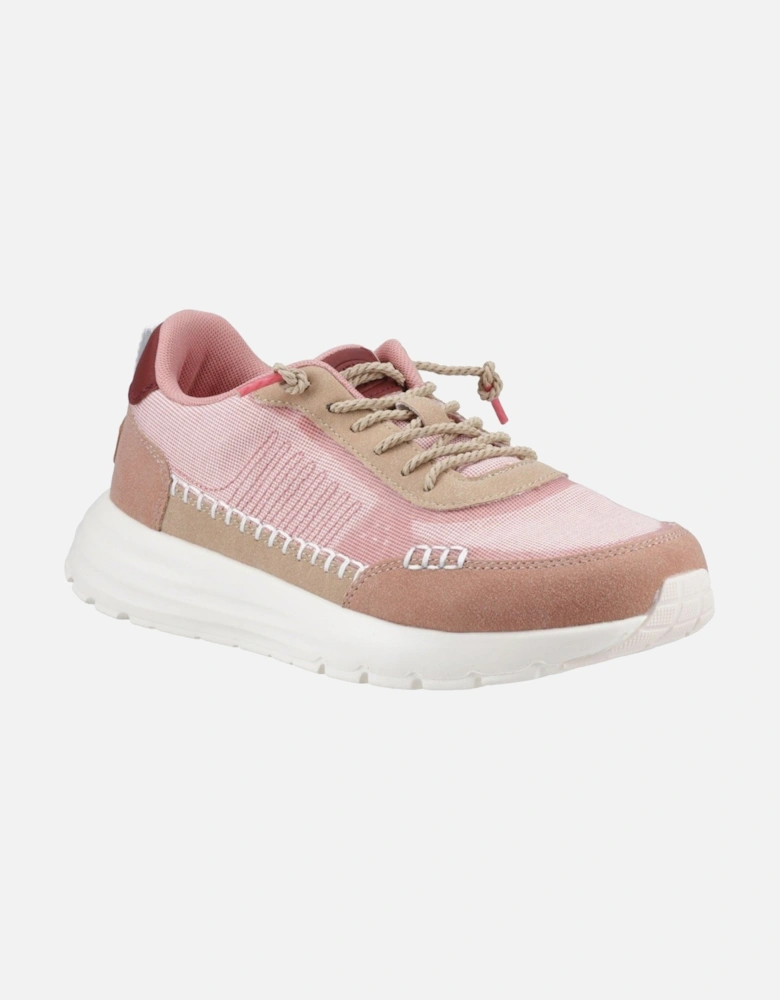 HEYDUDE Sirocco Alta Boho Polyester Blend Women's Rose Pink Trainers